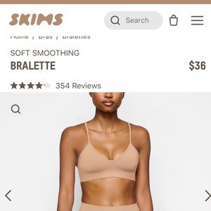 Gently used Skims Bralette size M